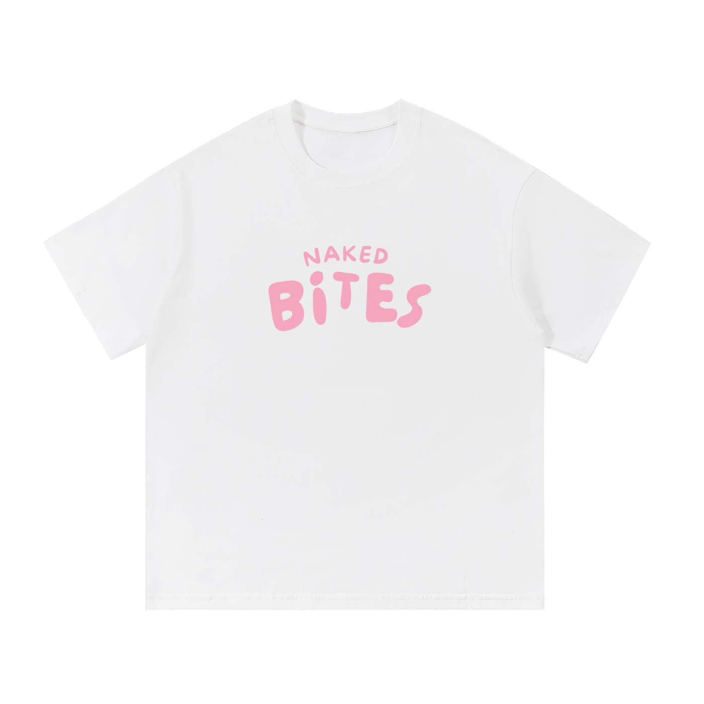 Naked Bites Pink Logo T-Shirt