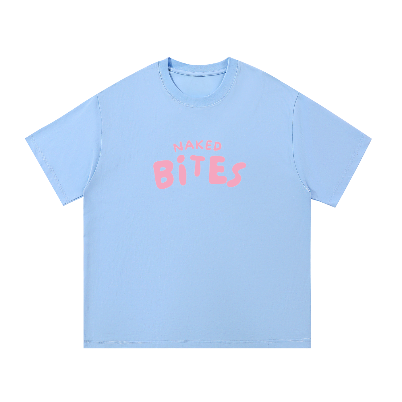 Naked Bites Pink Logo T-Shirt