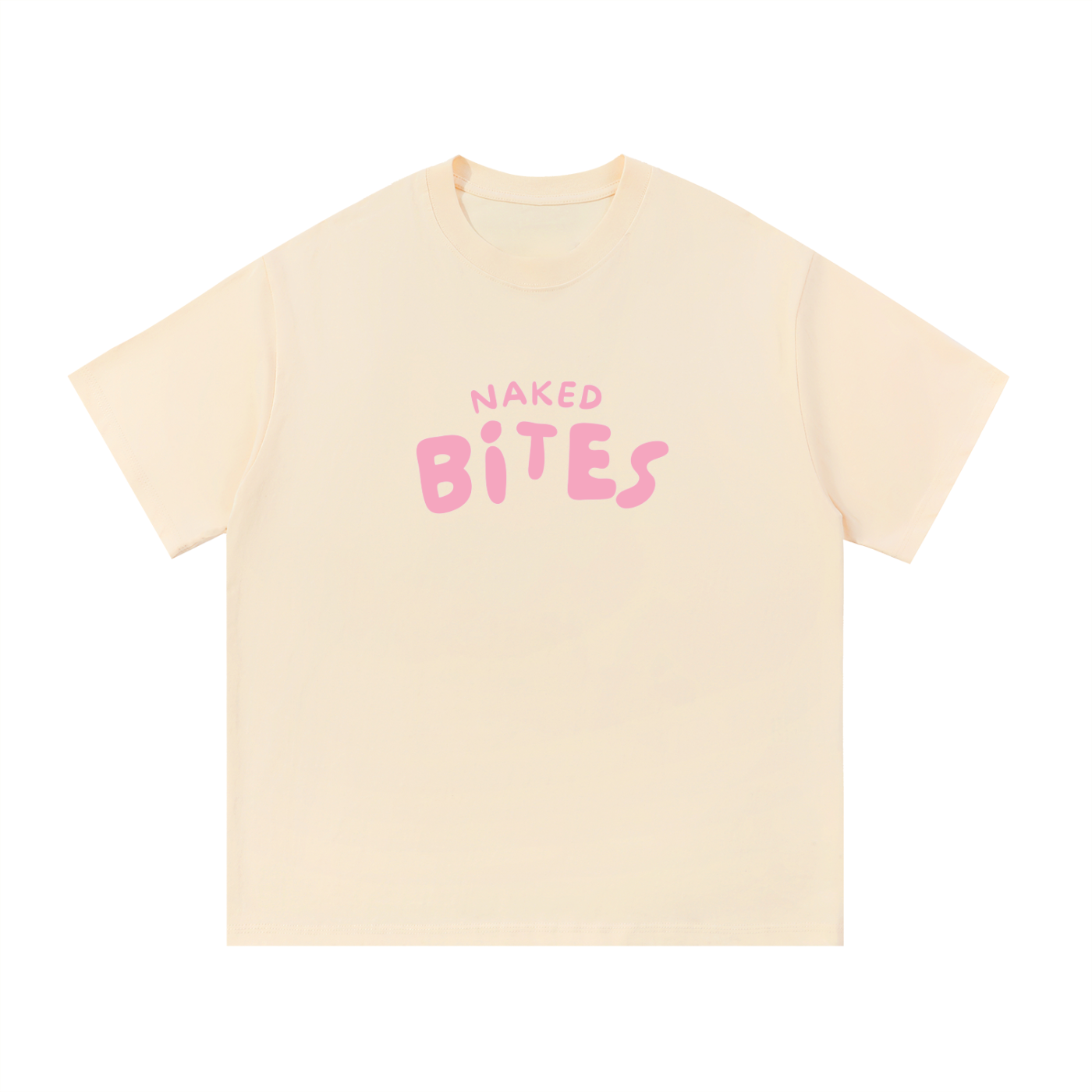 Naked Bites Pink Logo T-Shirt