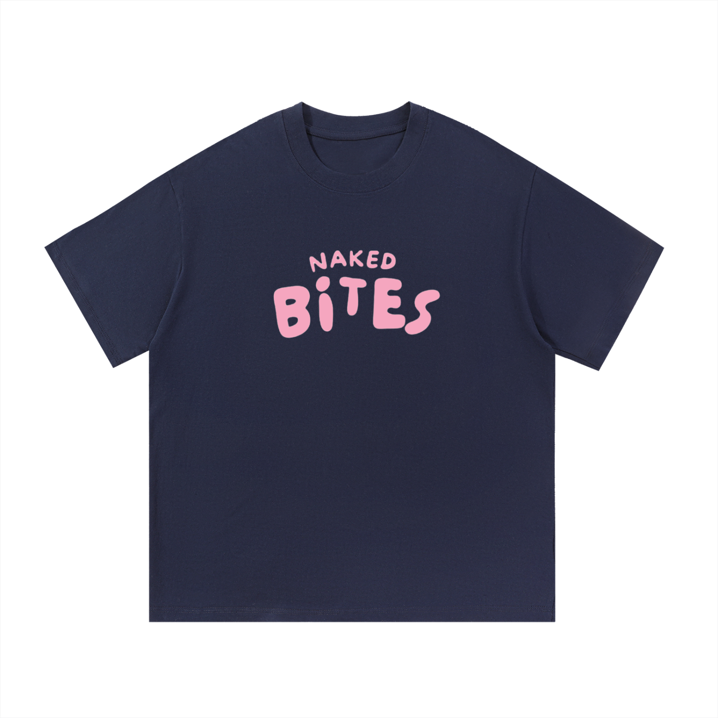 Naked Bites Pink Logo T-Shirt