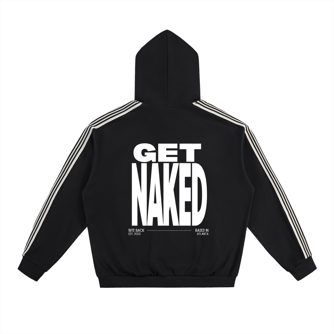 Side Stripe Get Naked Hoodie
